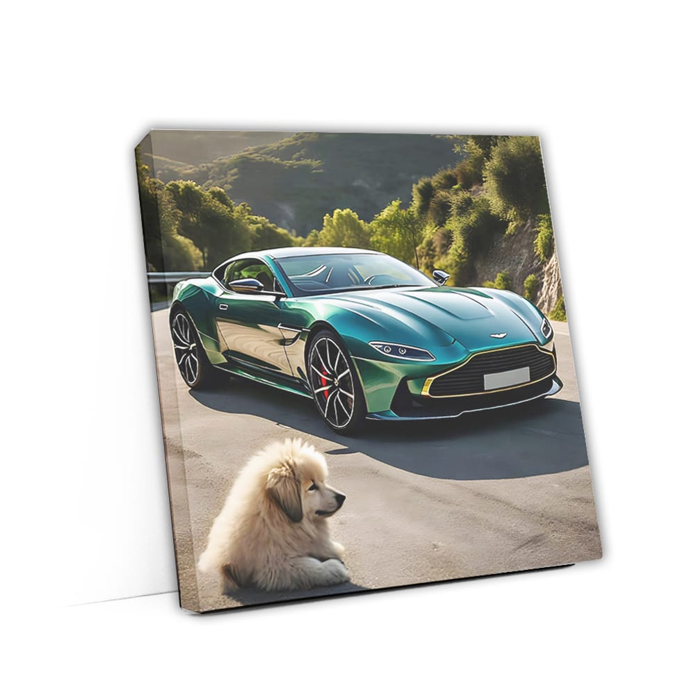 Aston Martin Db11 Green With Do Wall Art