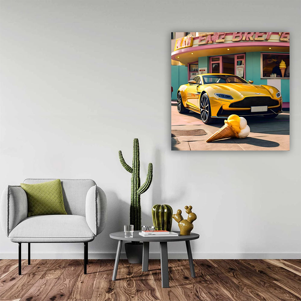 Aston Martin DB11 Yellow - Cool Elegance in Motion
