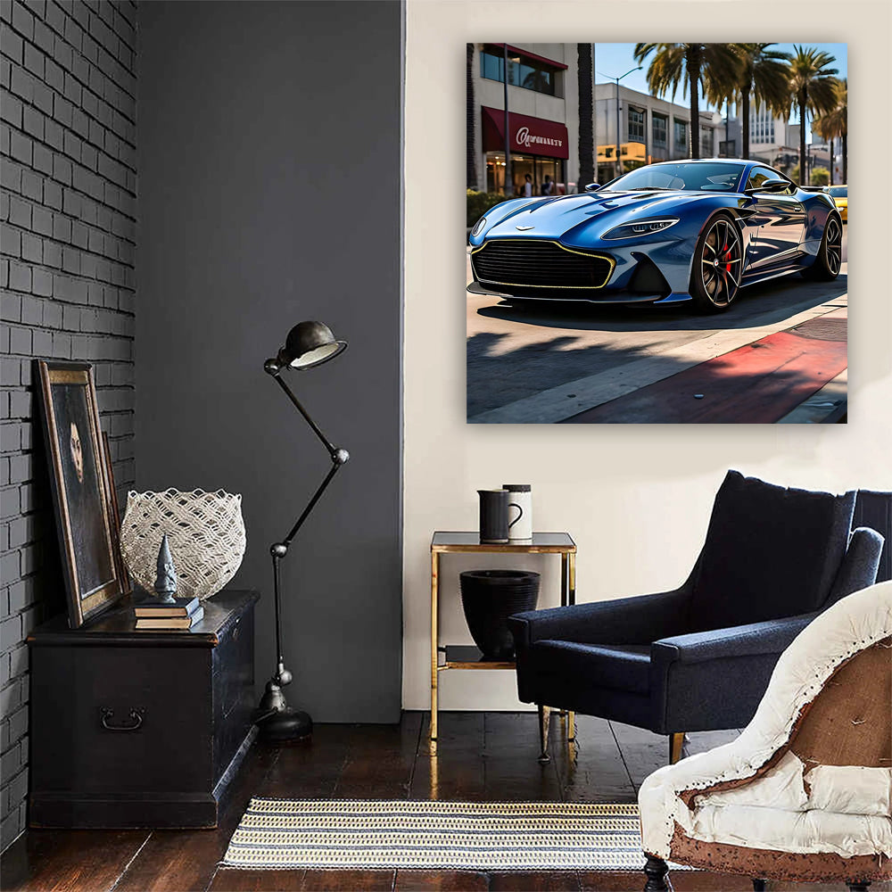 Aston Martin DBS Superleggera in Blue, Los Angeles - Elegance Redefined