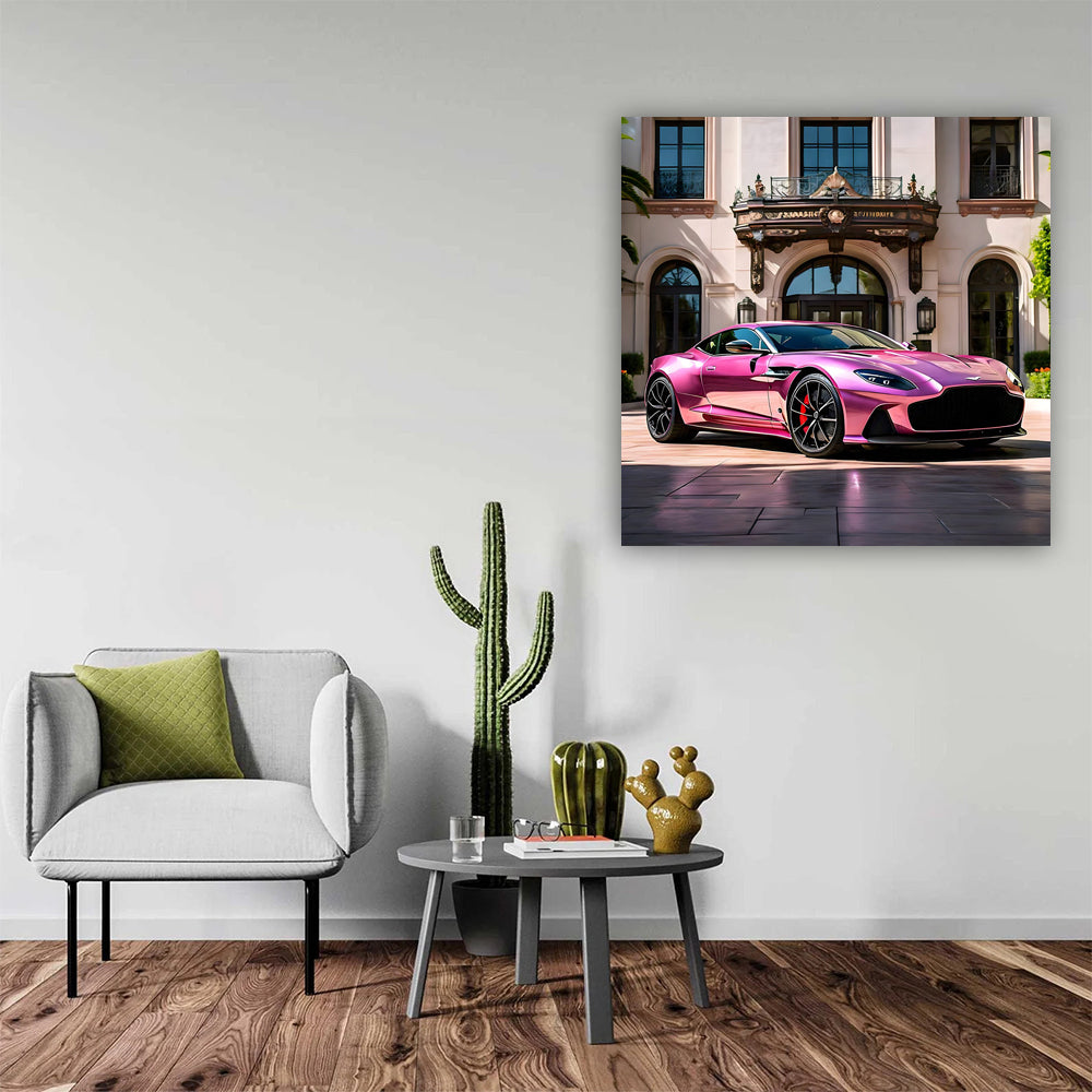 Aston Martin DBS Superleggera in Vibrant Pink, San Diego - Elegance Meets Power