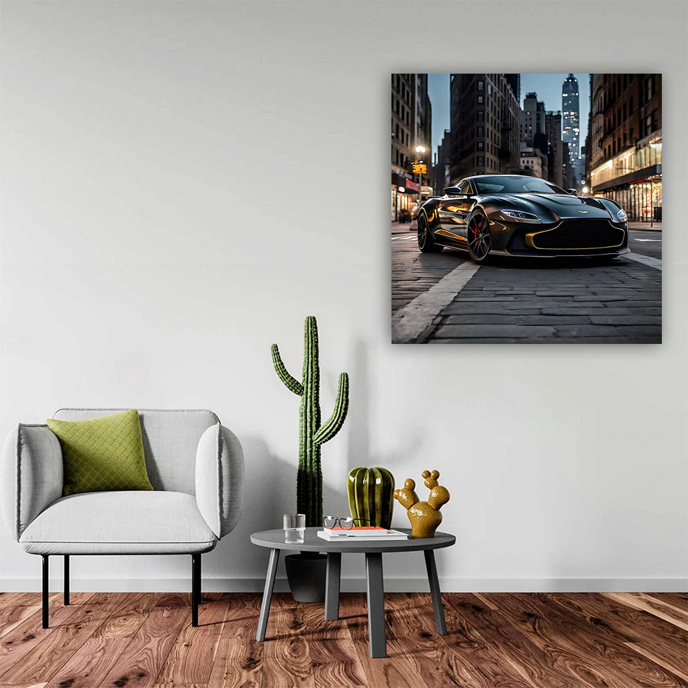 Aston Martin Vantage in NYC - Sleek Black Elegance
