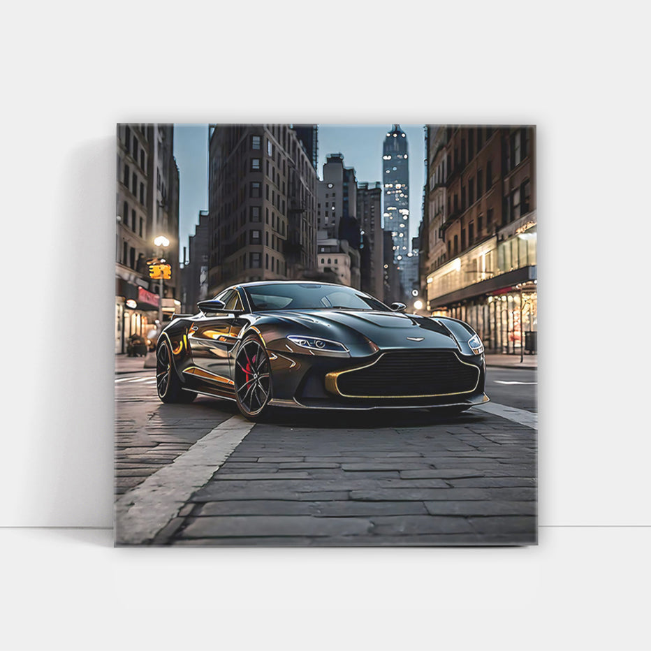Aston Martin Vantage in NYC - Sleek Black Elegance