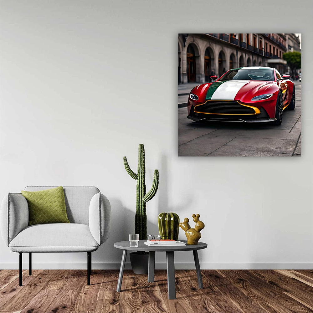 Aston Martin Vantage in Red - Mexican Pride, Pure Elegance