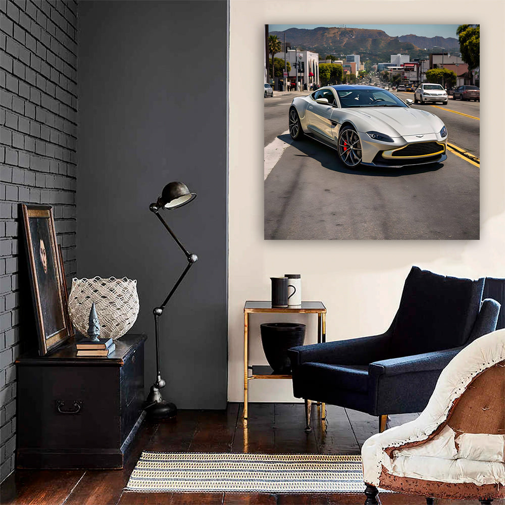 Aston Martin Vantage in White, Los Angeles, CA - Pure Elegance