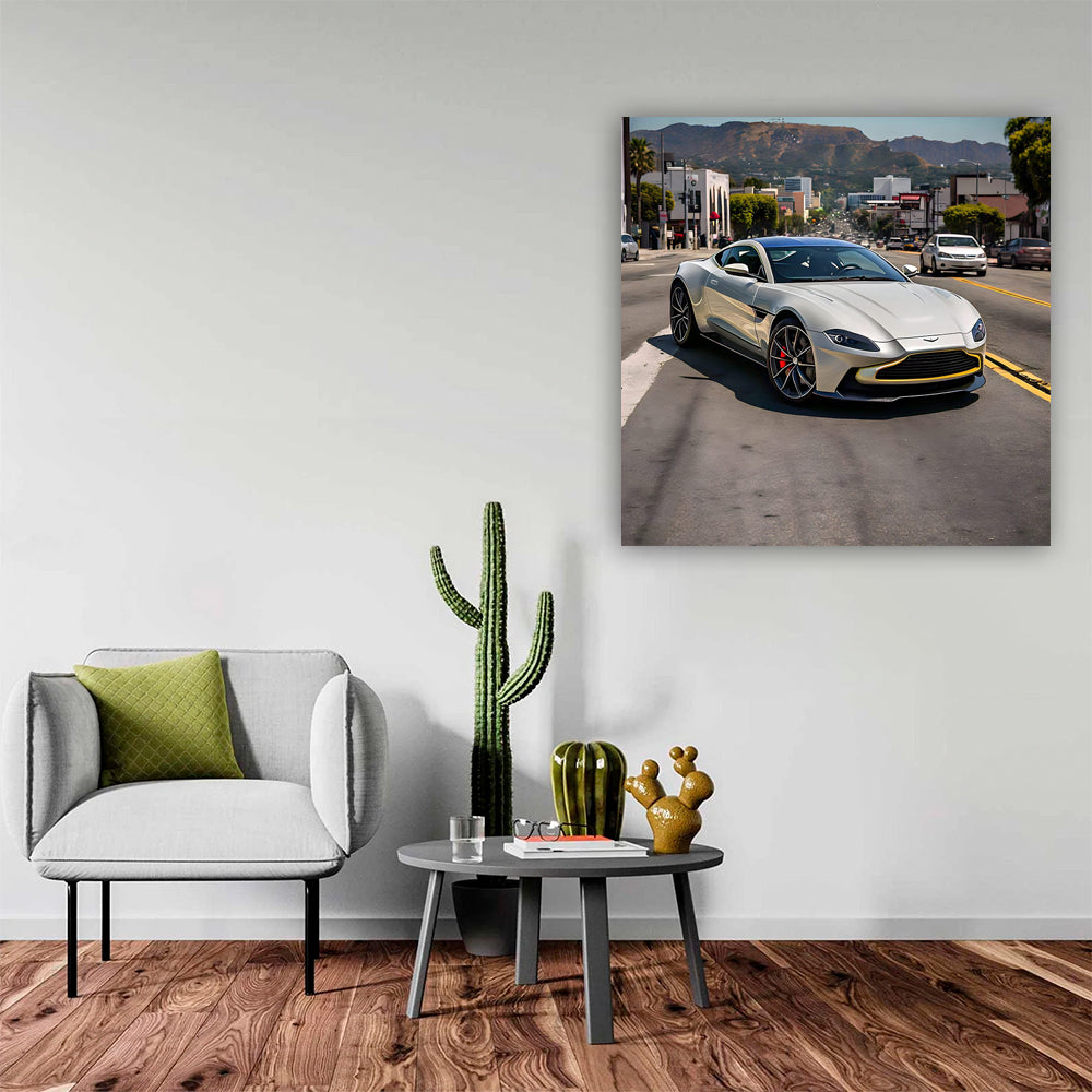 Aston Martin Vantage in White, Los Angeles, CA - Pure Elegance