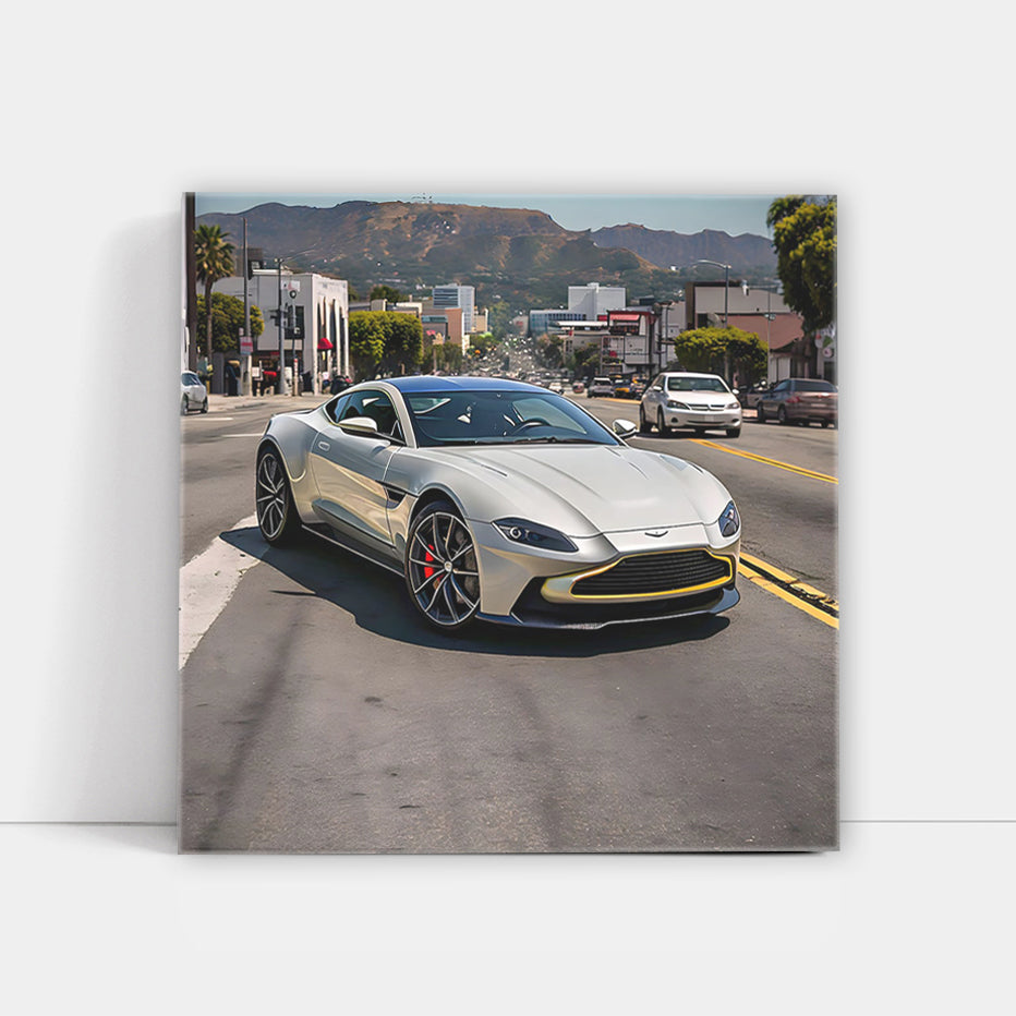 Aston Martin Vantage in White, Los Angeles, CA - Pure Elegance