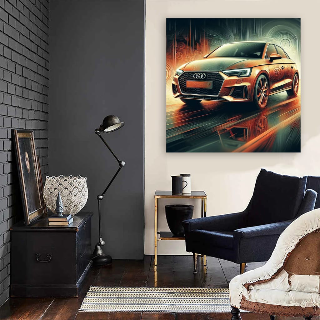 Audi A1 Absctra Wall Art