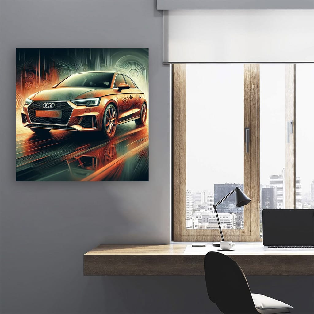 Audi A1 Absctra Wall Art