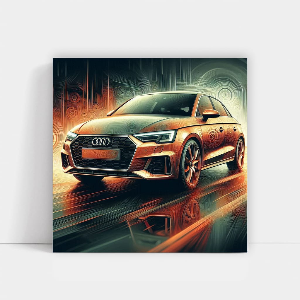 Audi A1 Absctra Wall Art