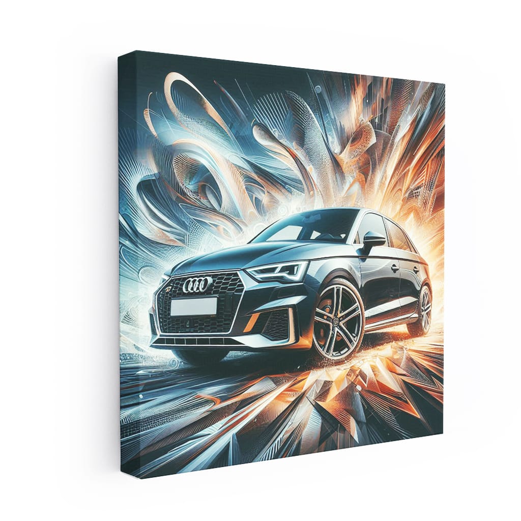 Audi A1 Absctract Wall Art