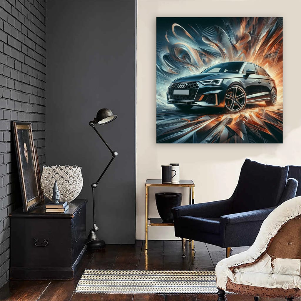 Audi A1 Absctract Wall Art