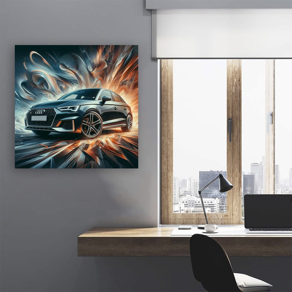 Audi A1 Absctract Wall Art