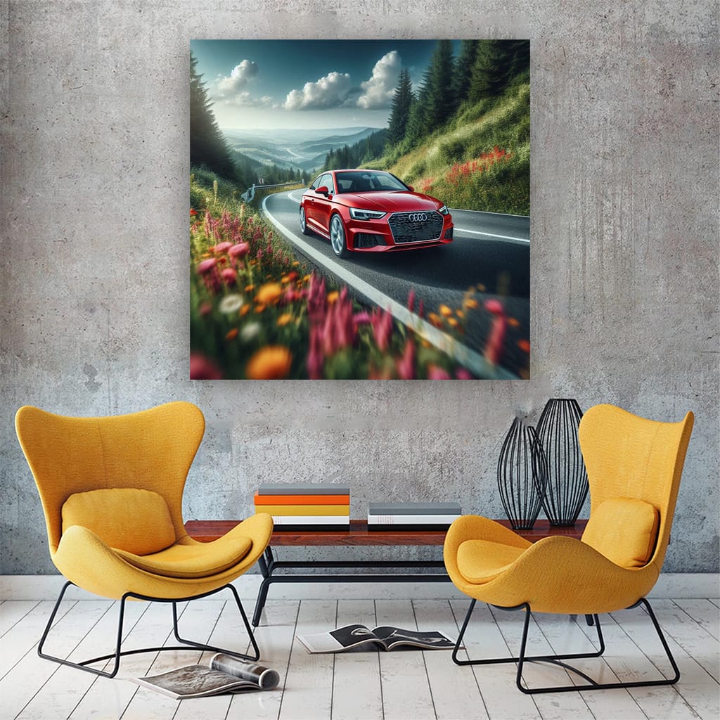 Audi A1 Road Wall Art