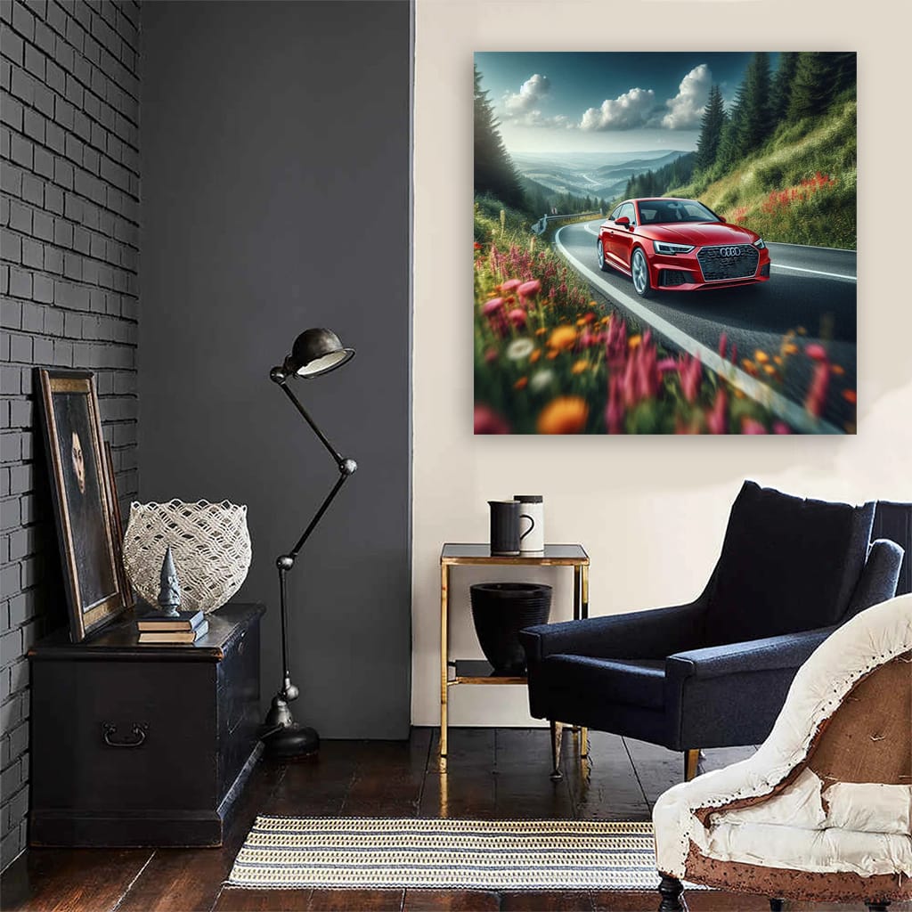 Audi A1 Road Wall Art