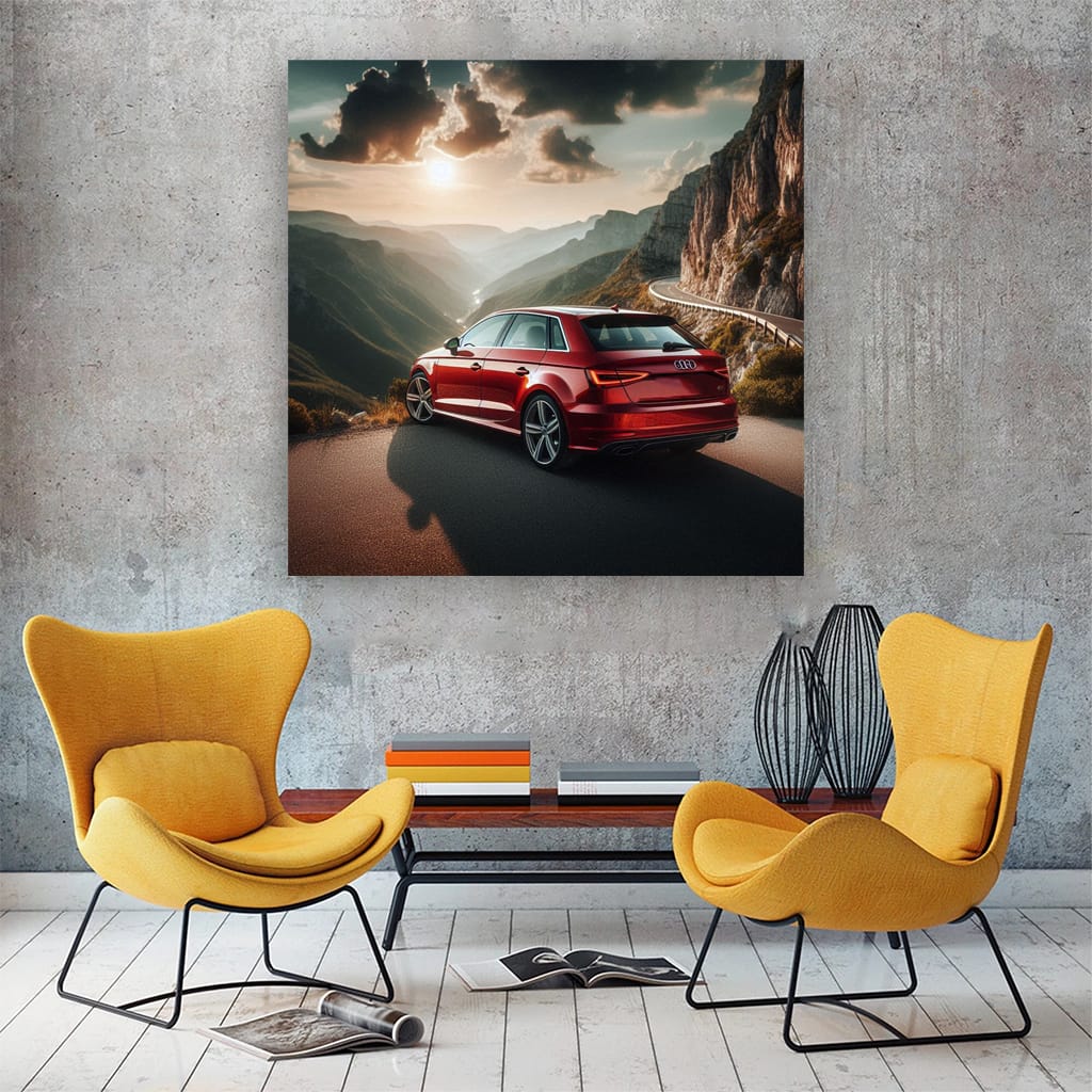 Audi A3 Canyon Wall Art