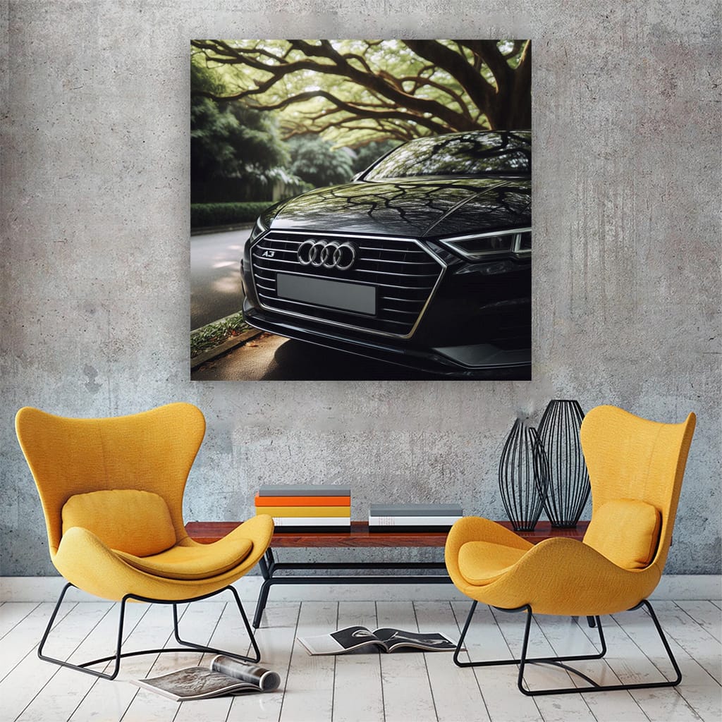 Audi A3 Hood Wall Art