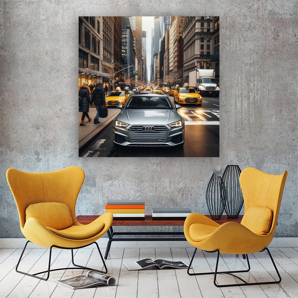 Audi A4 New York Wall Art