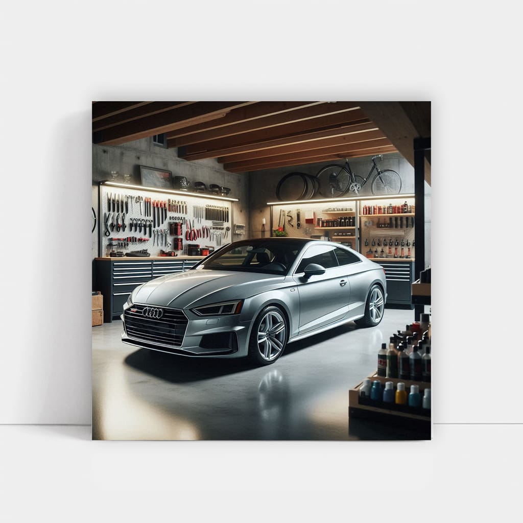 Audi A5 Parked in Garage - Elegance Meets Performance