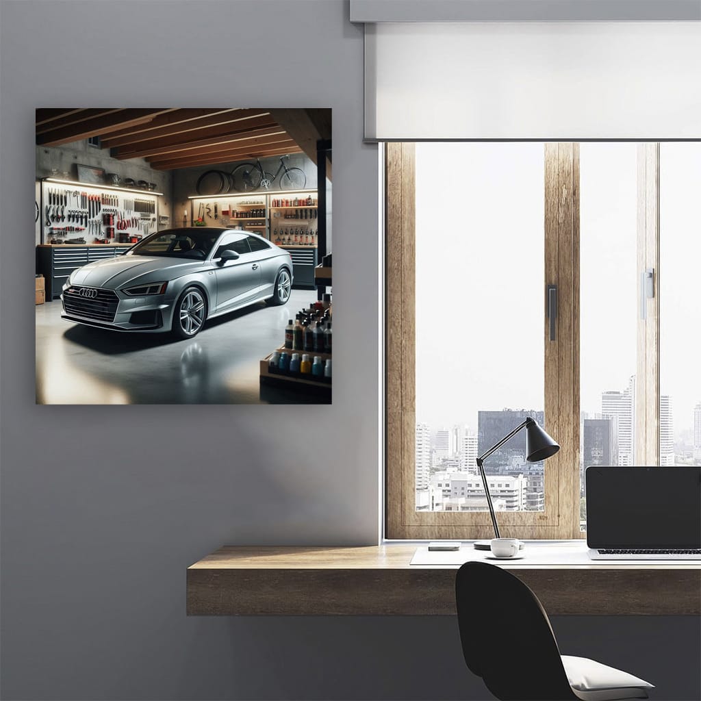 Audi A5 Parked in Garage - Elegance Meets Performance