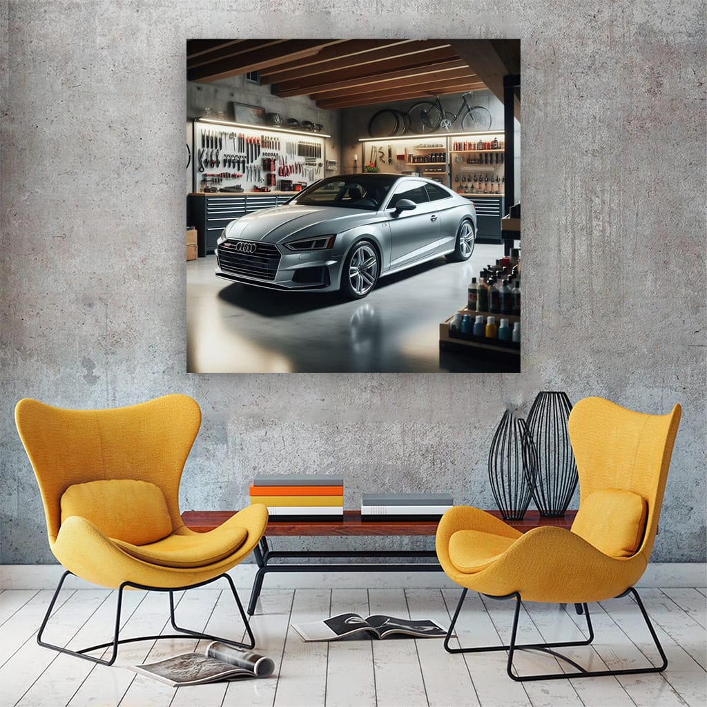 Audi A5 Garage Wall Art