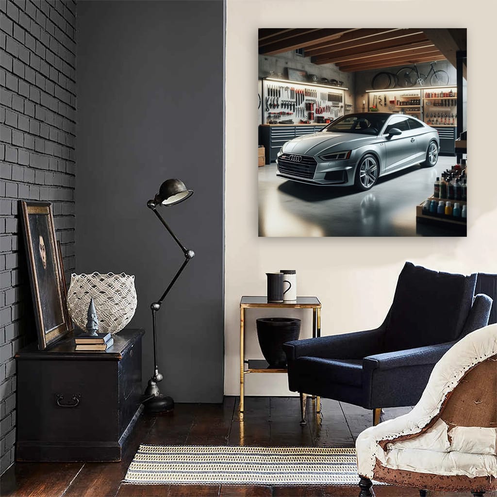 Audi A5 Garage Wall Art