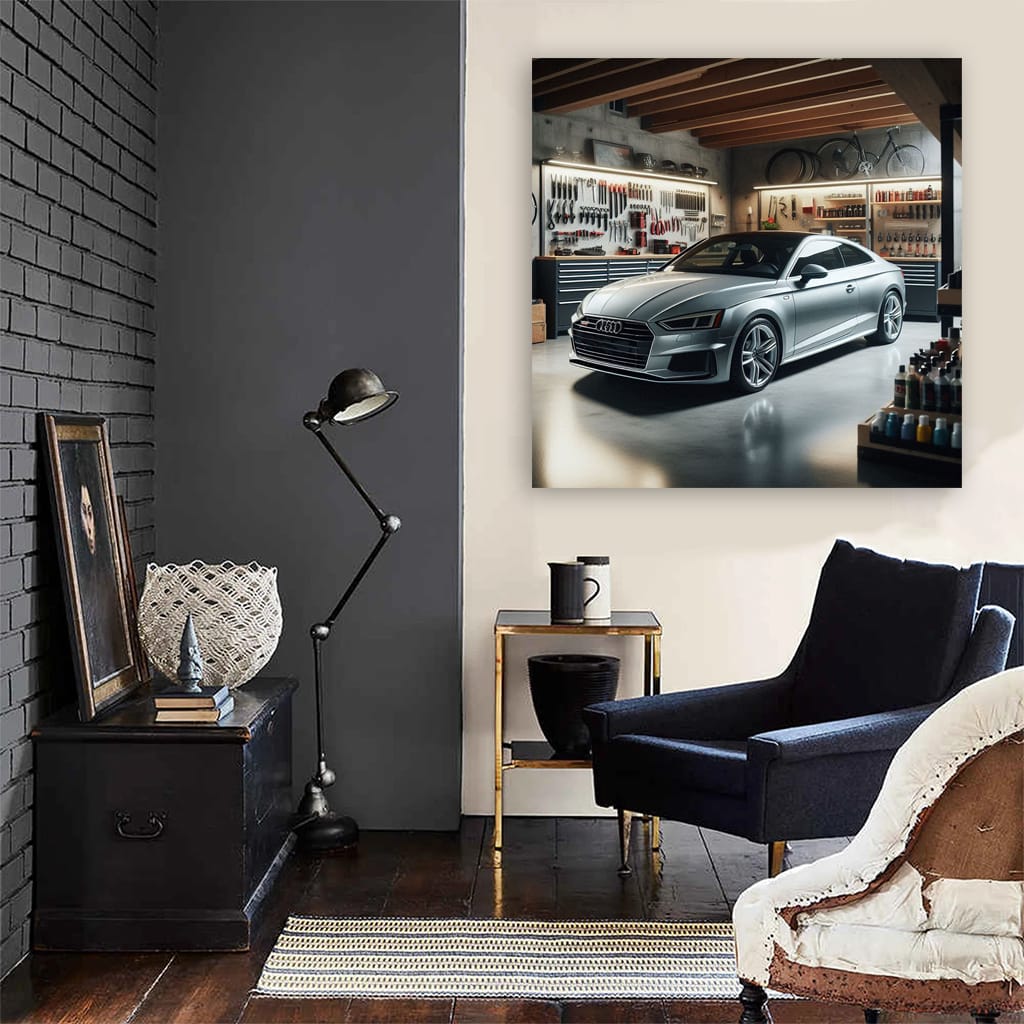 Audi A5 Parked in Garage - Elegance Meets Performance