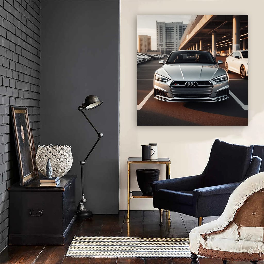 Audi A5 Parking Wall Art