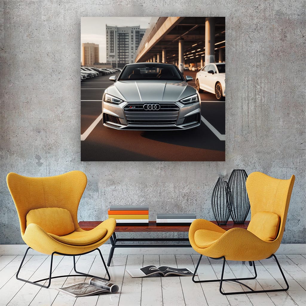 Audi A5 Parking Wall Art