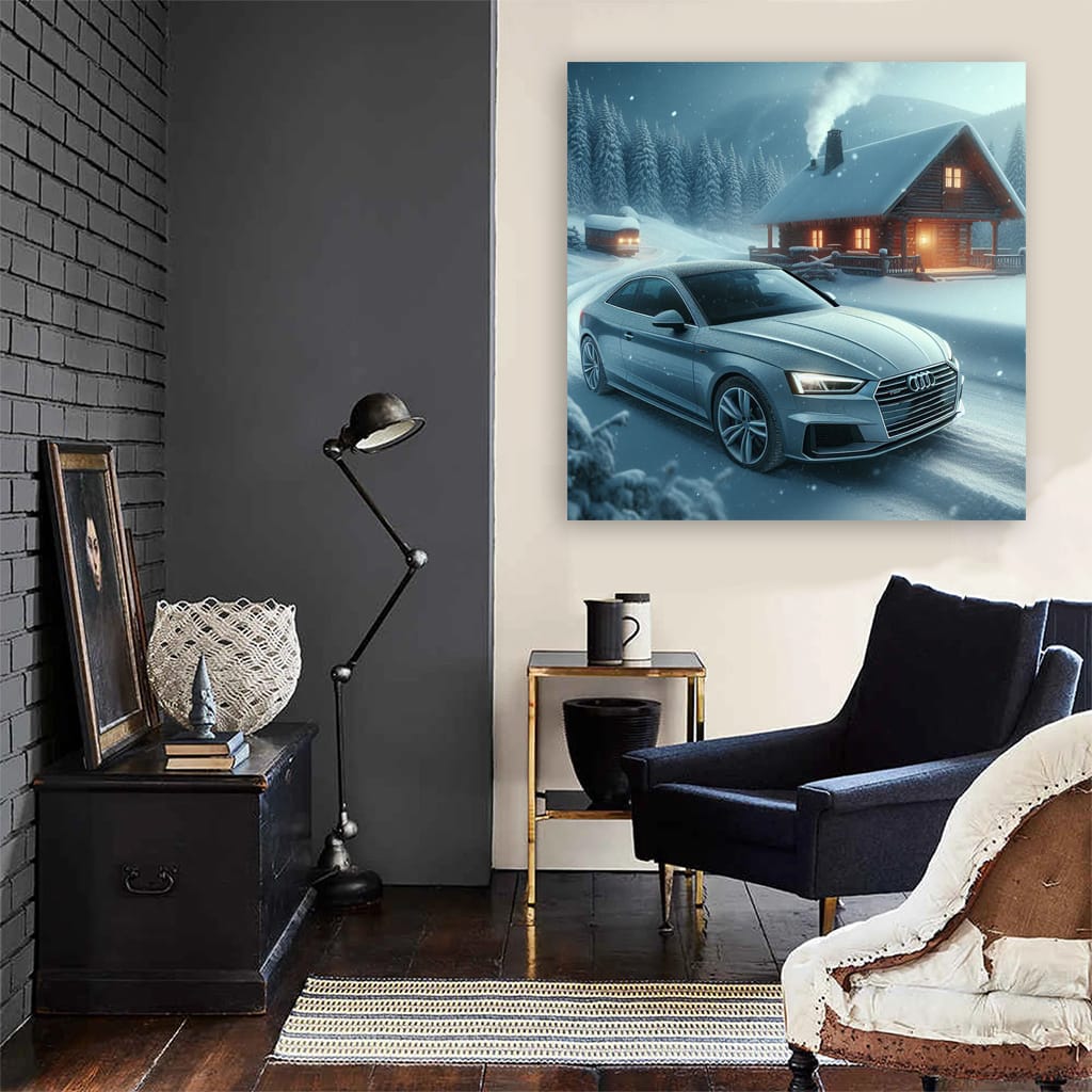 Audi A5 Wint Wall Art