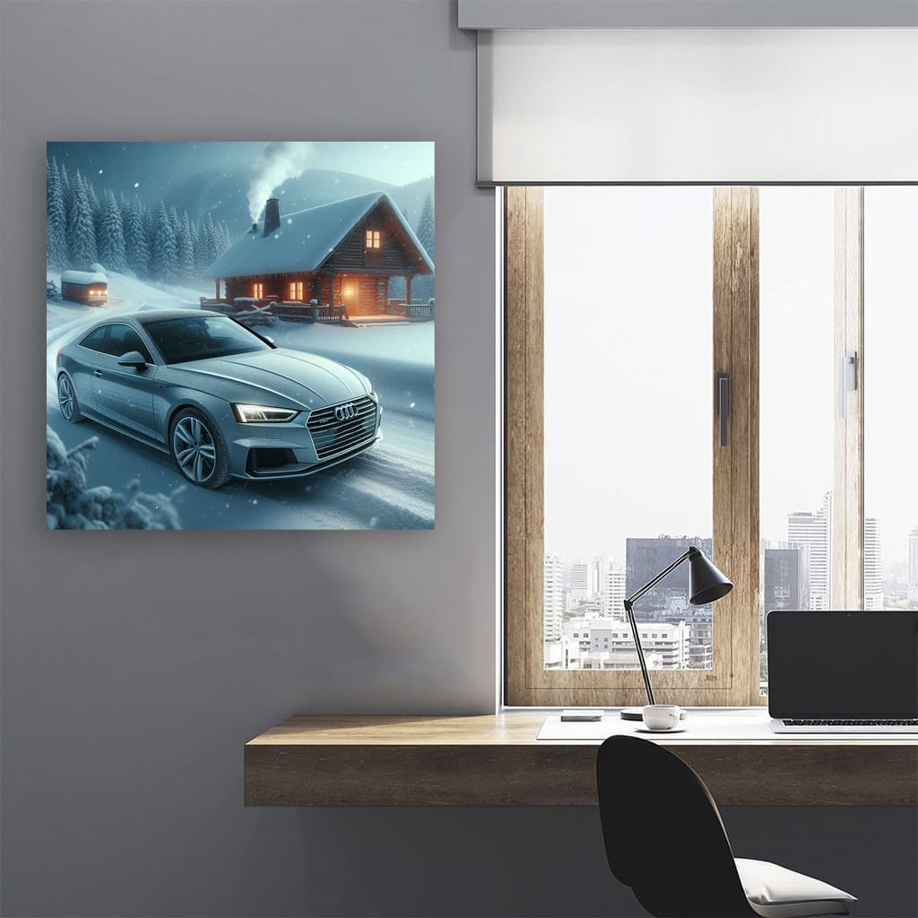 Audi A5 Wint Wall Art