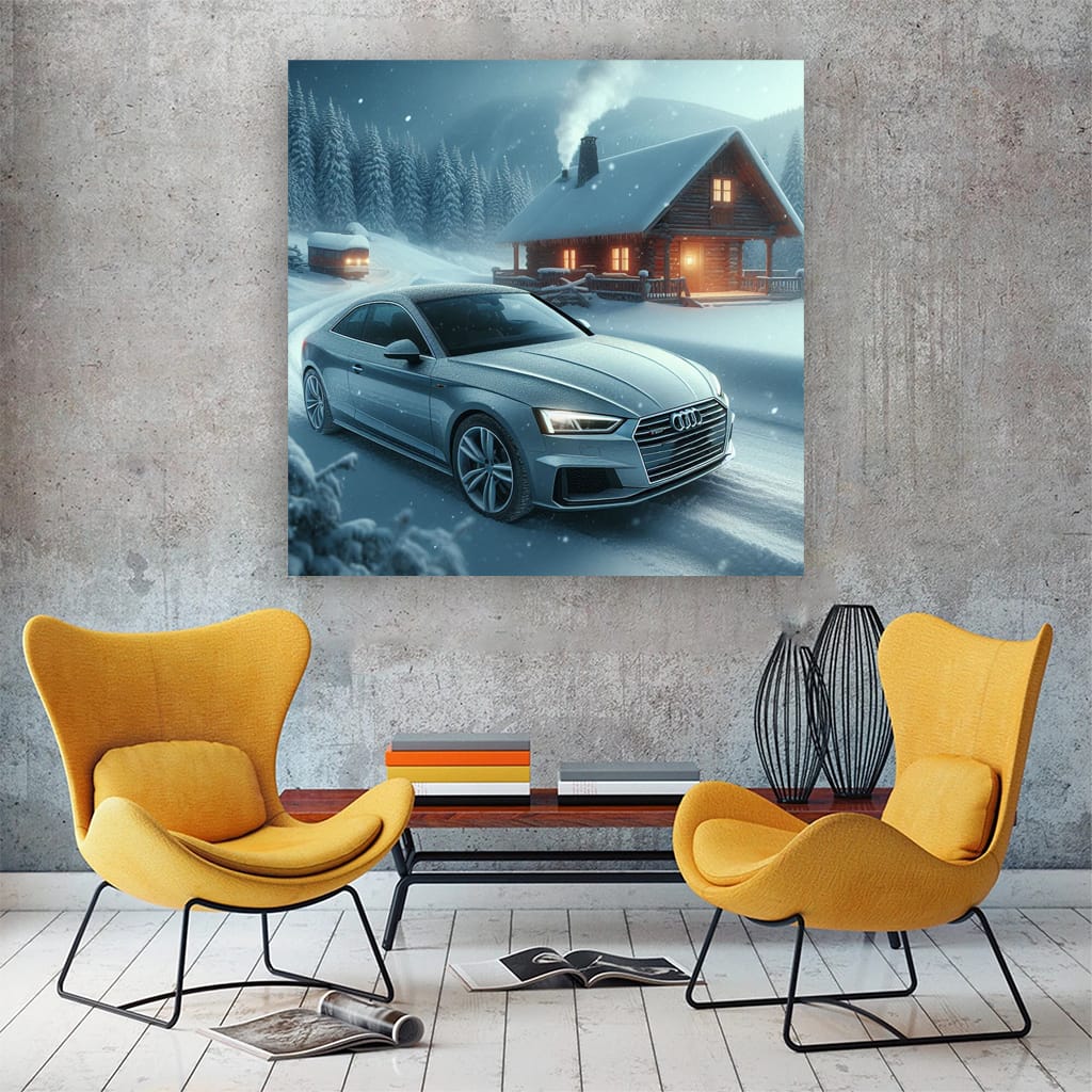 Audi A5 Wint Wall Art