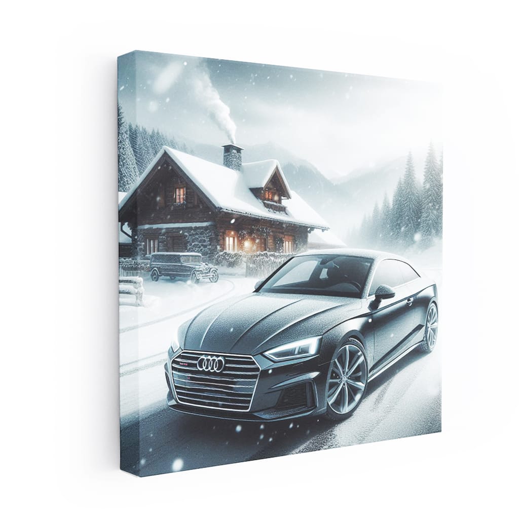 Audi A5 Winter Wall Art