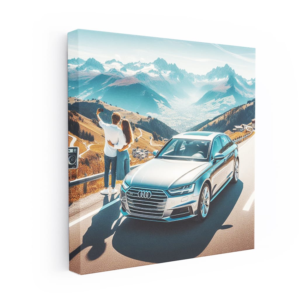 Audi A6 Mounta Wall Art