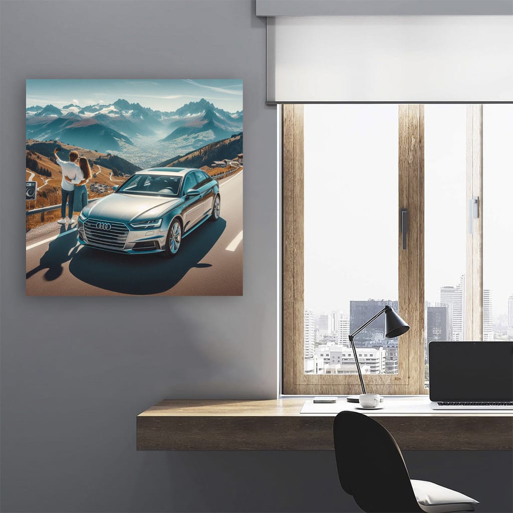 Audi A6 Mounta Wall Art