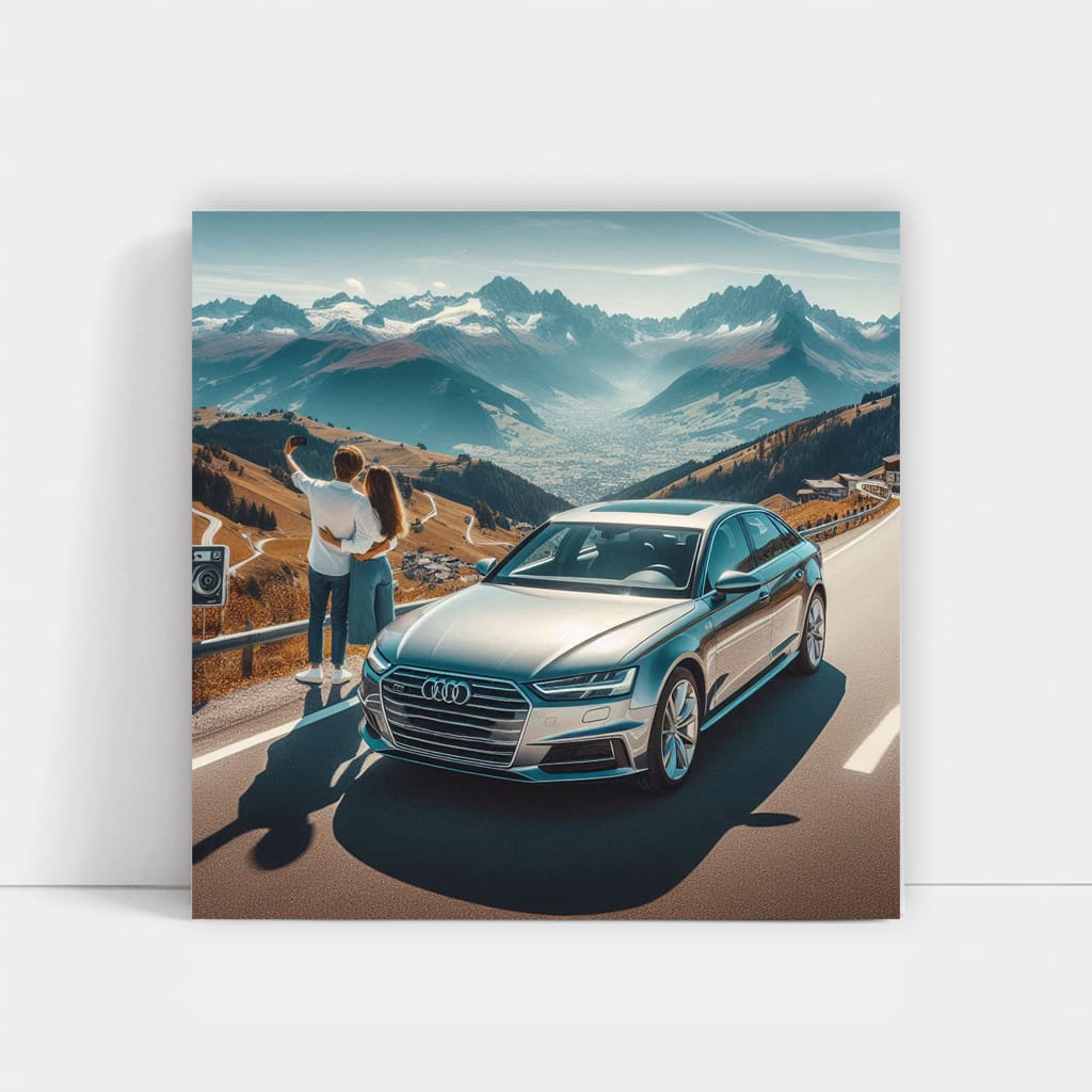 Audi A6 Mounta Wall Art