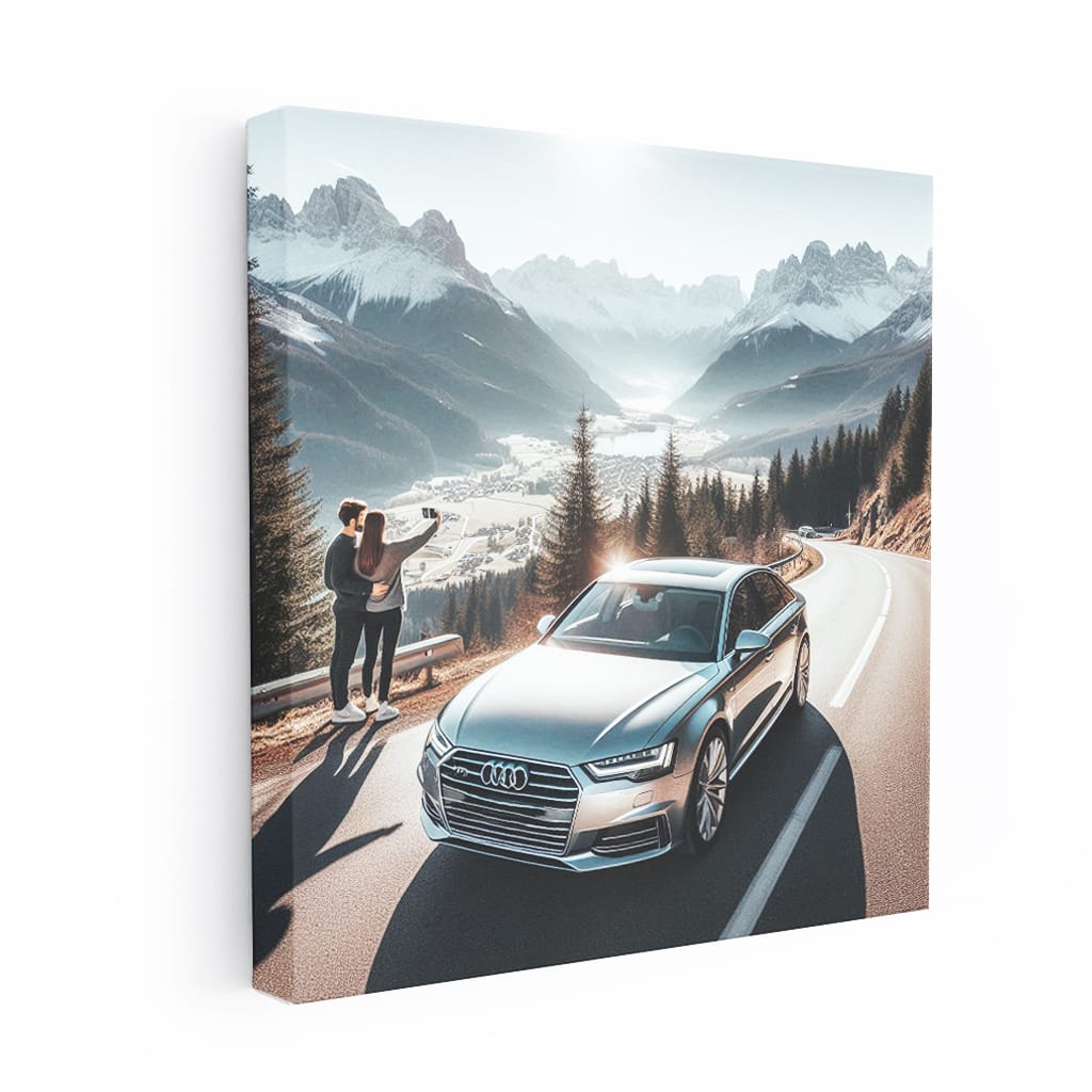 Audi A6 Mountain Wall Art