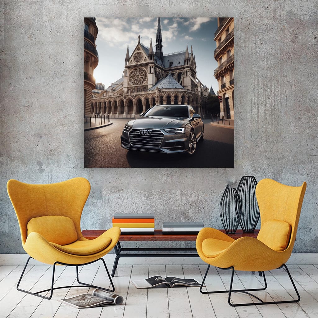 Audi A6 Paris Wall Art