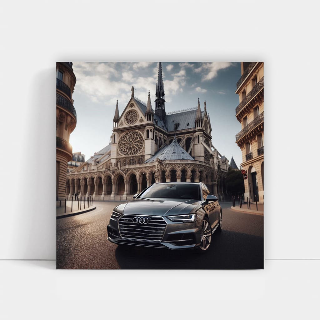 Audi A6 Paris Wall Art