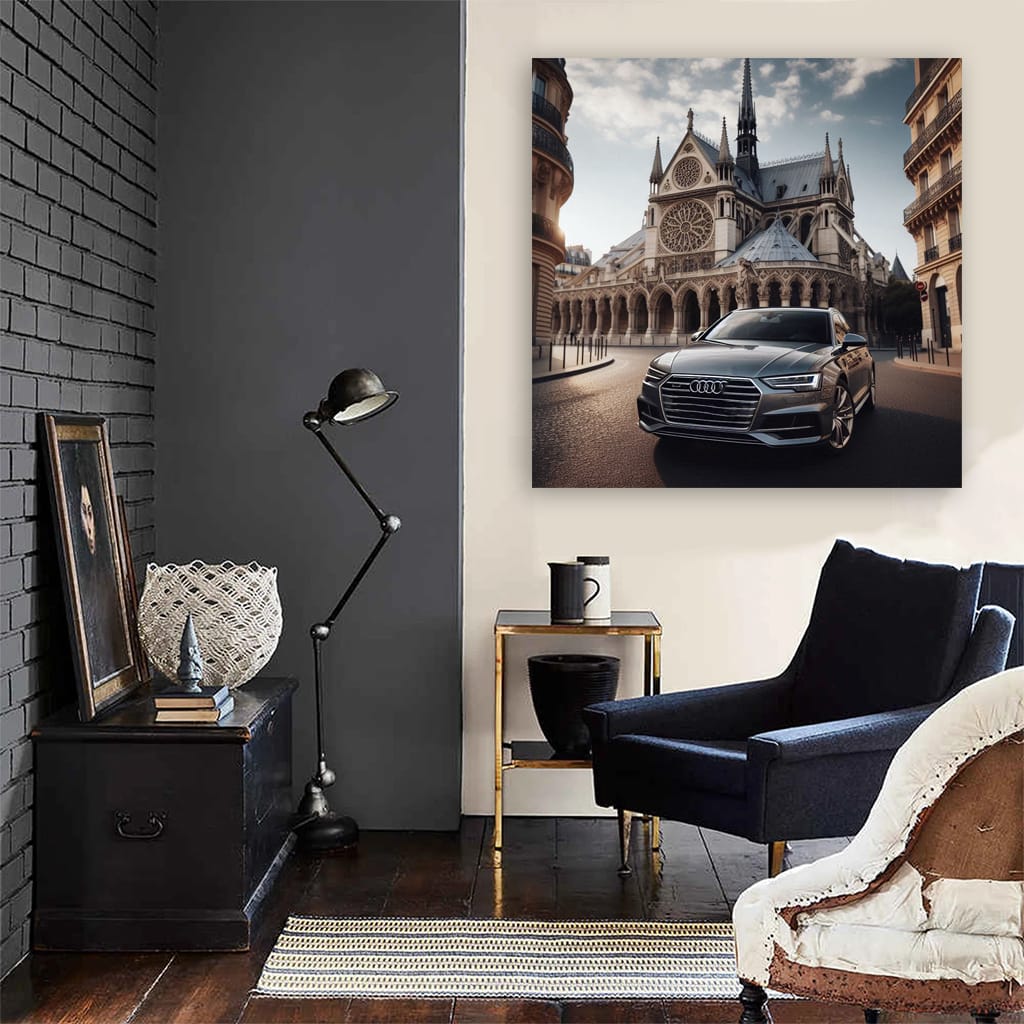 Audi A6 Paris Wall Art