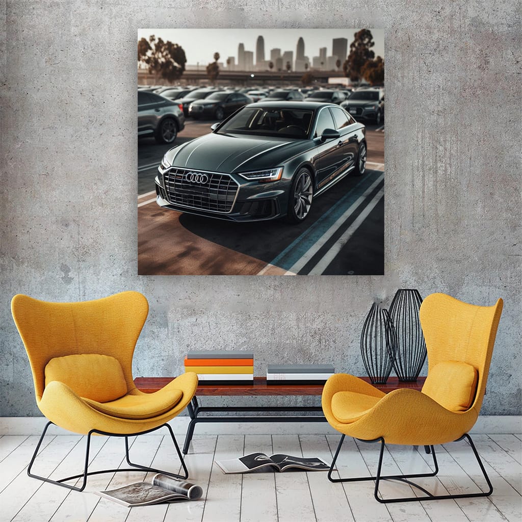 Audi A6 in Parking - Elegance Meets Performance