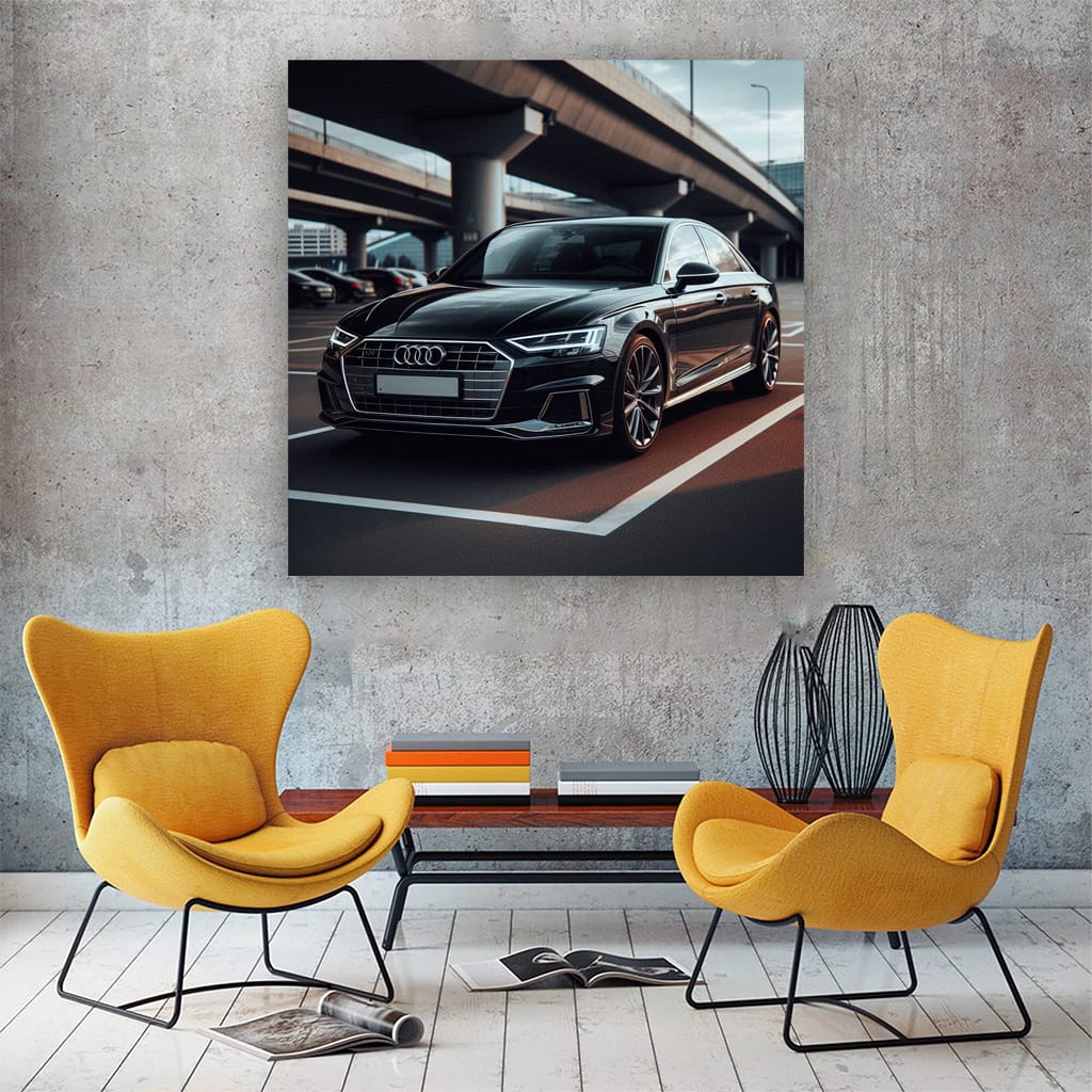 Audi A6 Parking Wall Art