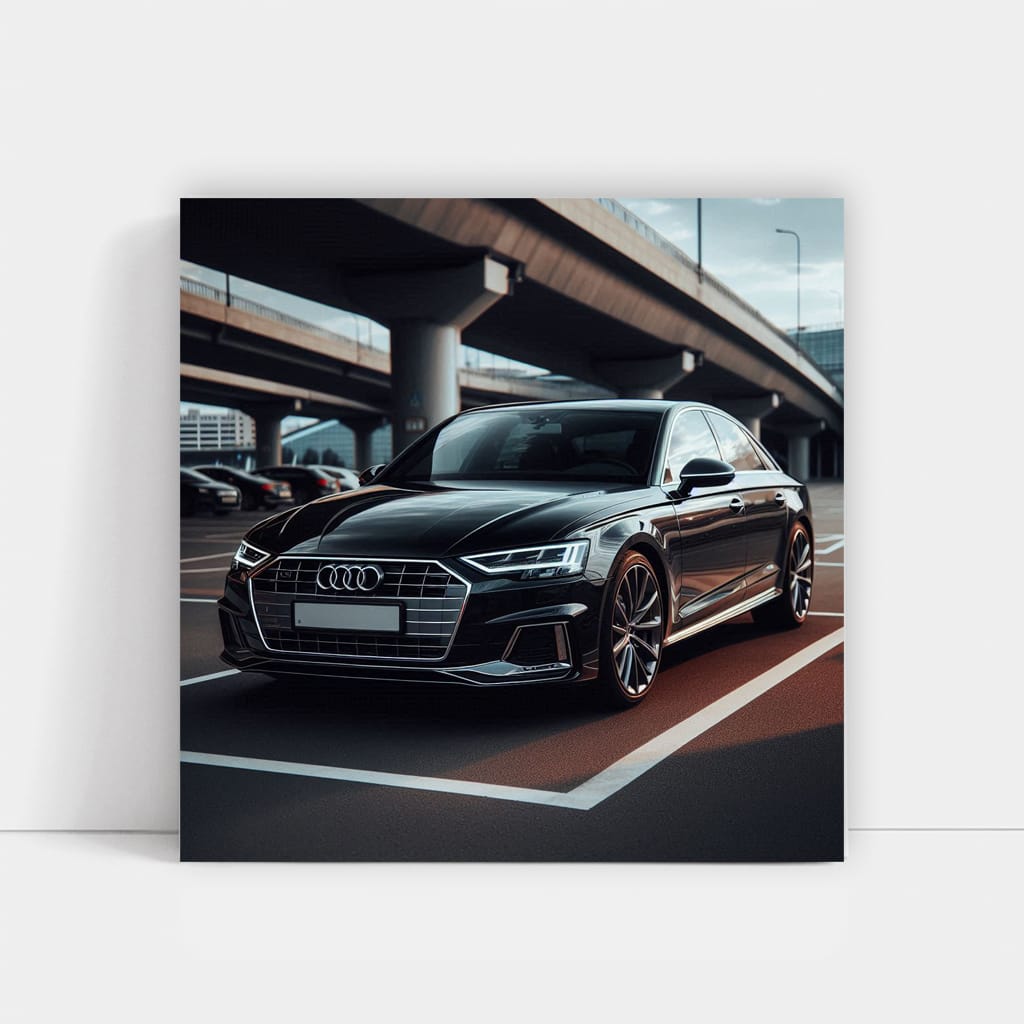 Audi A6 Parking Wall Art