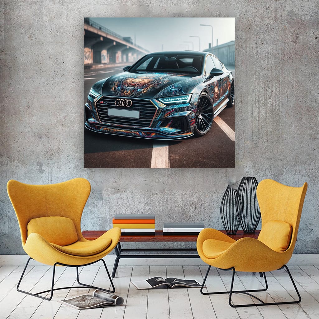 Audi A7 Paint Job - Sleek Elegance in Motion