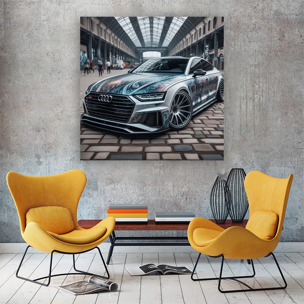 Audi A7 Paint Wall Art