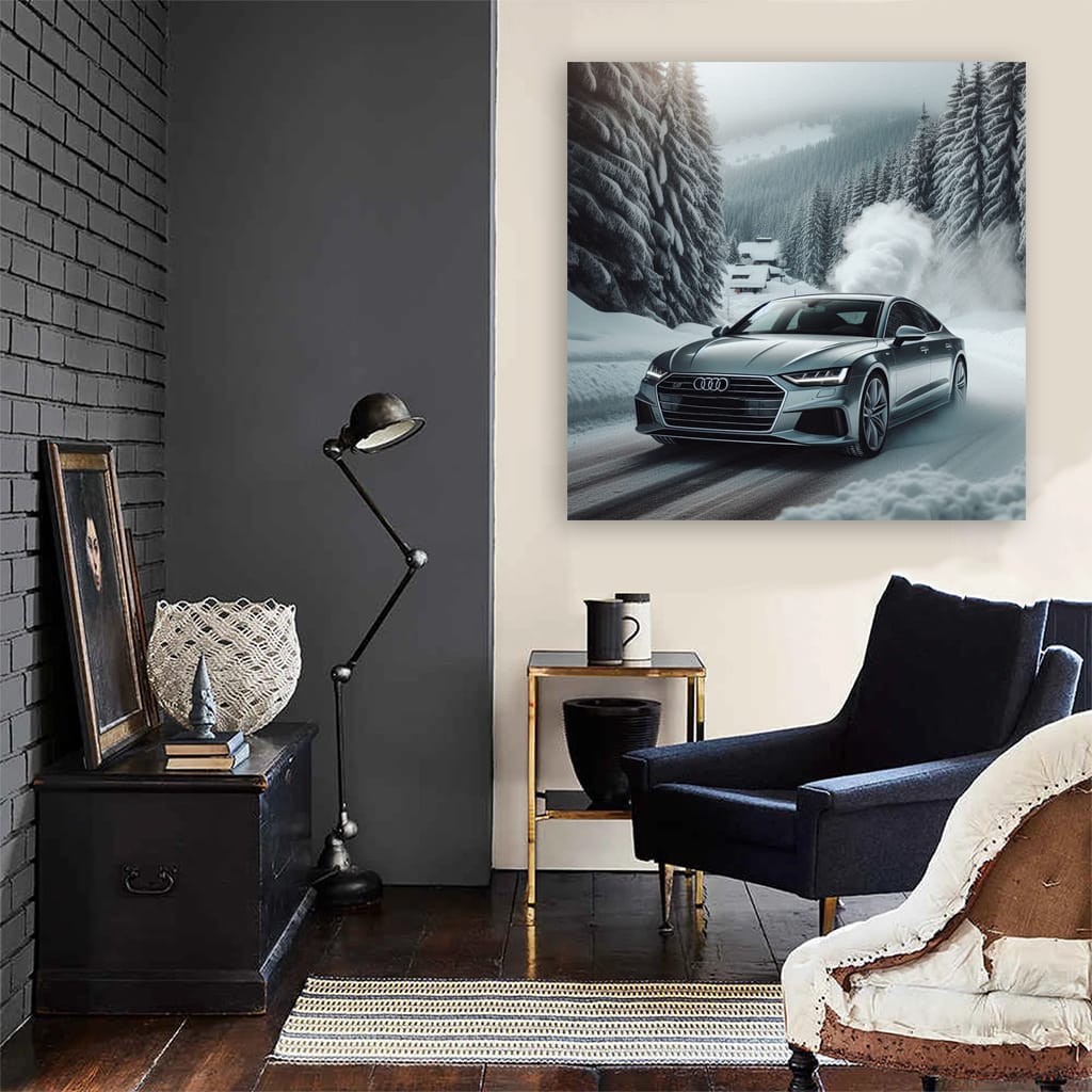 Audi A7 Wint Wall Art