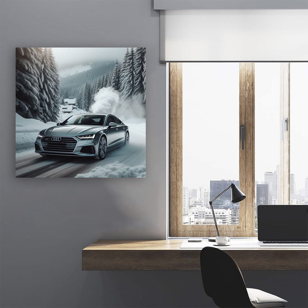 Audi A7 Wint Wall Art