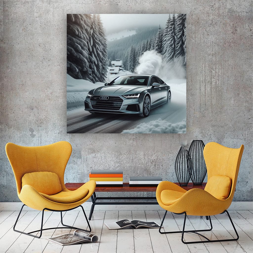 Audi A7 Wint Wall Art