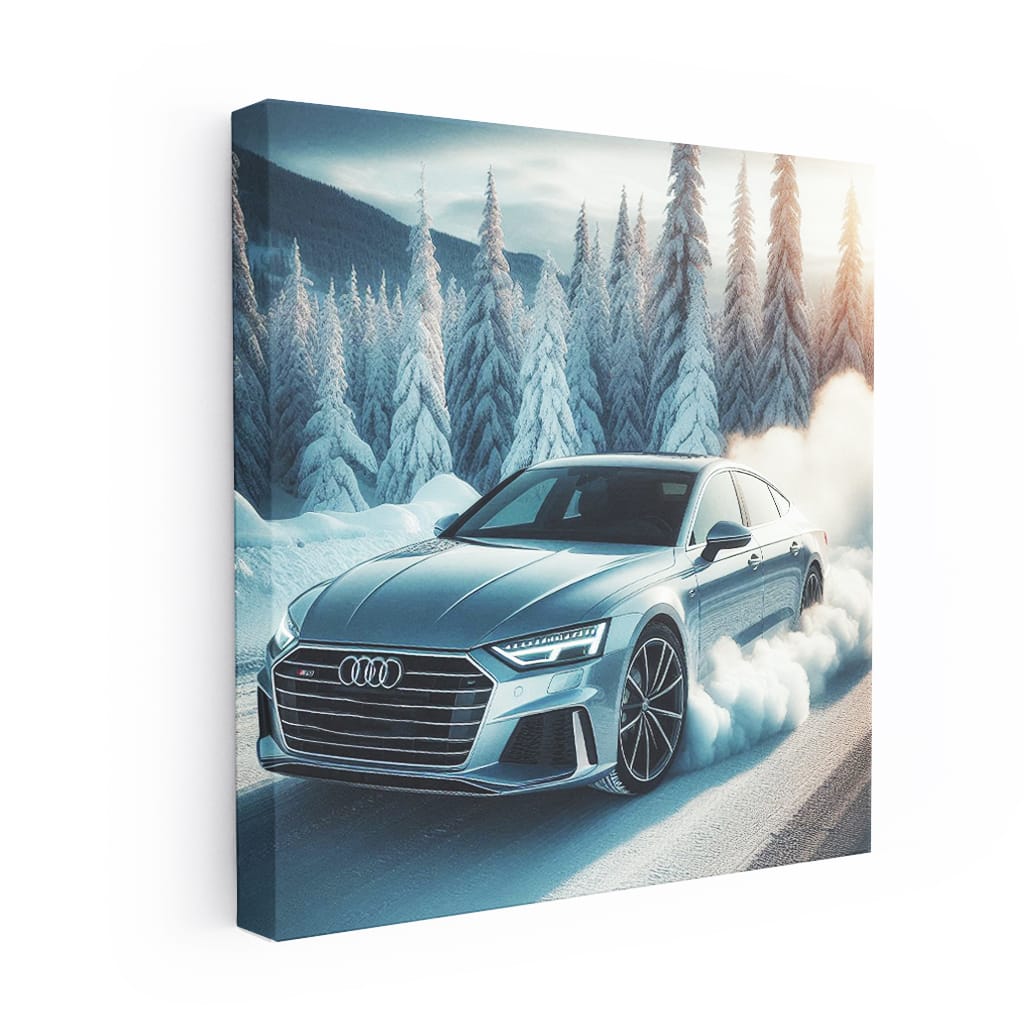 Audi A7 Winter Wall Art