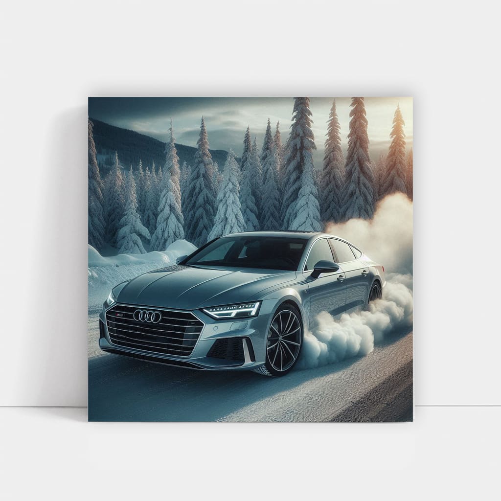 Audi A7 Winter Wall Art