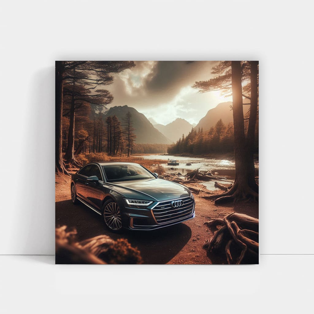 Audi A8 at National Park: Elegance in Motion